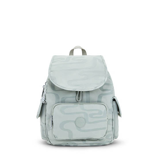 Kipling City Pack Small Classic Printed Hátizsák Türkiz | HU 1504WN